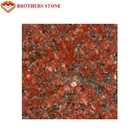 Отполированный пылаемый камень гранита, плита гранита имперского цветка Индии красная
