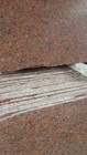 Отполированный/хонинговал плитки камня гранита Г562, плиту гранита кленового листа красную