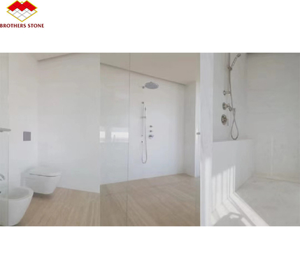 Thassos Marble Big Slab Современный натуральный камень для гостиничных ванных комнат и наружных стеновых плиток