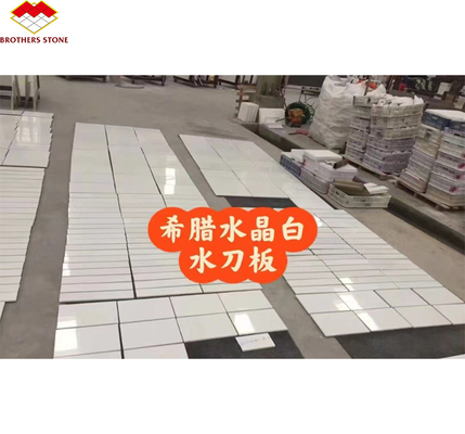 Thassos Marble Big Slab Современный натуральный камень для гостиничных ванных комнат и наружных стеновых плиток