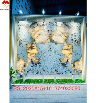 Alpinus Super Crystal White Quartzite Экзотическая большая плитка для современного дизайна виллы