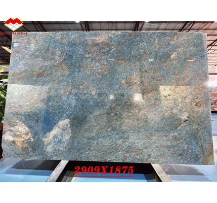 Amazon Blue Luxury Stone Polished Slab для виллы и отеля вдохновение для дизайна интерьера