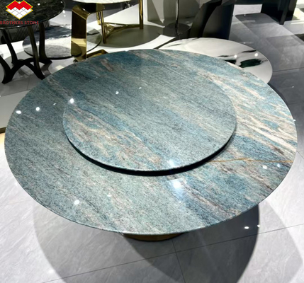 Amazon Blue Luxury Stone Polished Slab для виллы и отеля вдохновение для дизайна интерьера