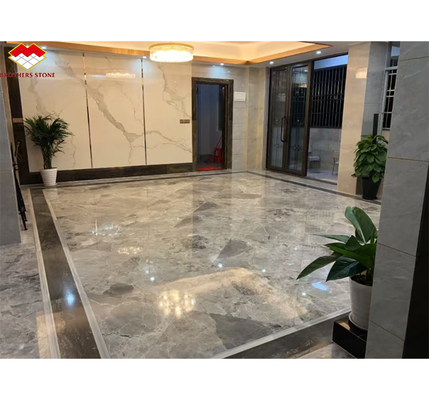 Yinsha Italian Grey Marble Stone Big Slab для гостиничных полов и внутренних лестниц