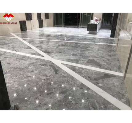 Yinsha Italian Grey Marble Stone Big Slab для гостиничных полов и внутренних лестниц