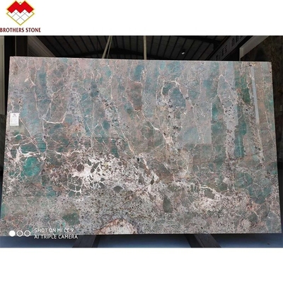 Плитка и мраморный пол Бразильский Амазонский зеленый кварцитовый каменный плит для острова Виллы