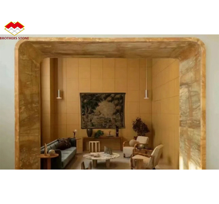 Современный стиль дизайна Италия Luxury Big Slab Sienna Золотая мраморная плитка для гостиничных стен и стола