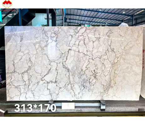 Торговля FOB Modern Calacatta Золотая мраморная плитка из Италии для настилов на стенах