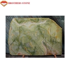 Зеленая толщина плиты 15-18мм камня мрамора оникса для домашнего украшения